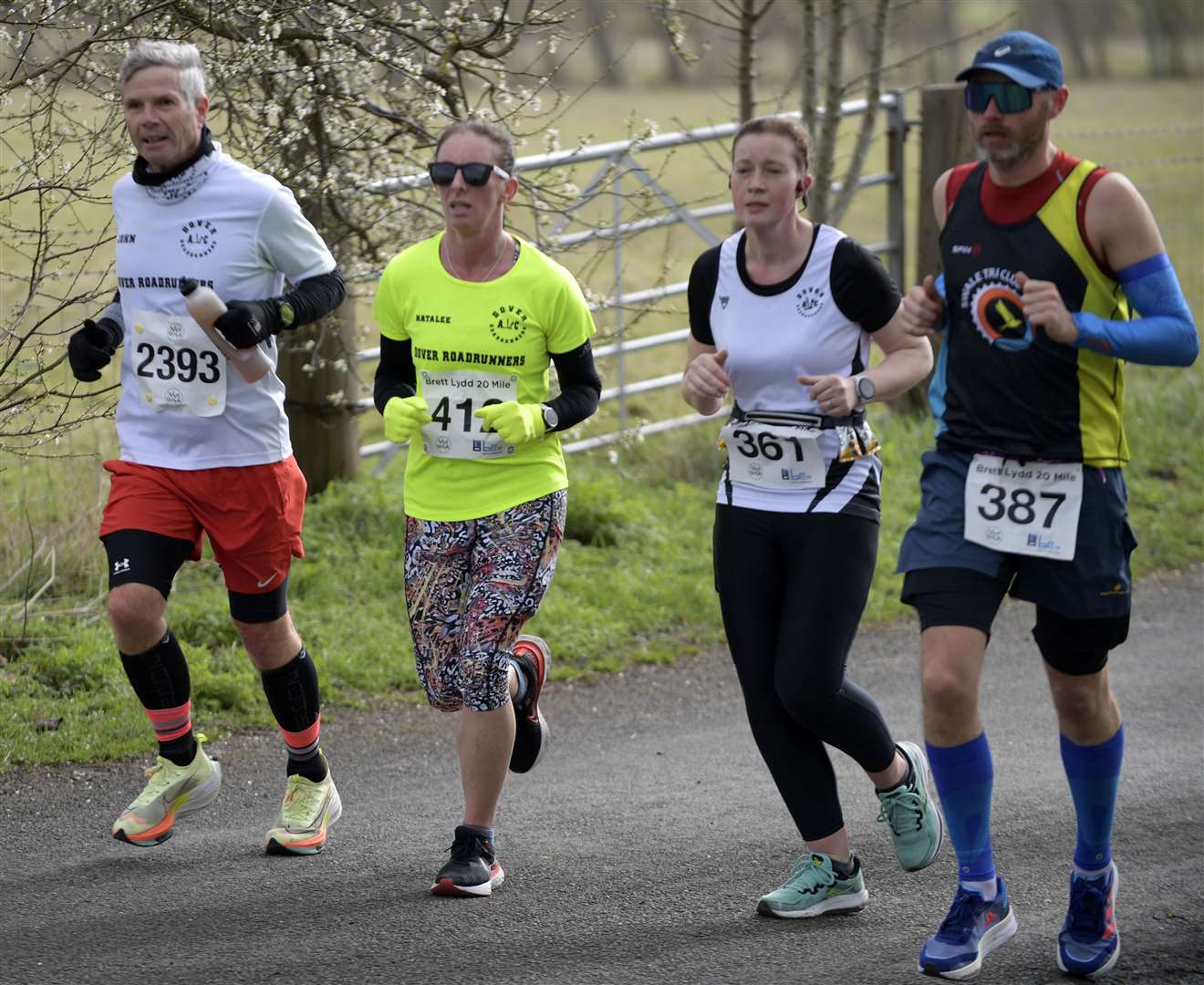 From left, Dover RoadRunners John Matthews, Natalee Potter and Sophie Arkinstall-Doyle. Picture: Barry Goodwin (62961826)