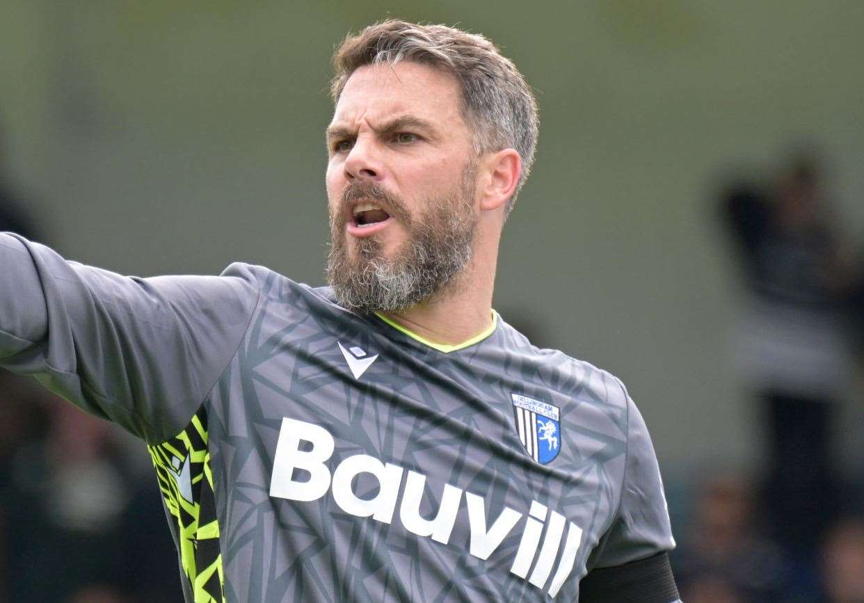 Keeper Glenn Morris - became Gillingham's oldest-ever player on Tuesday night. Picture: Keith Gillard