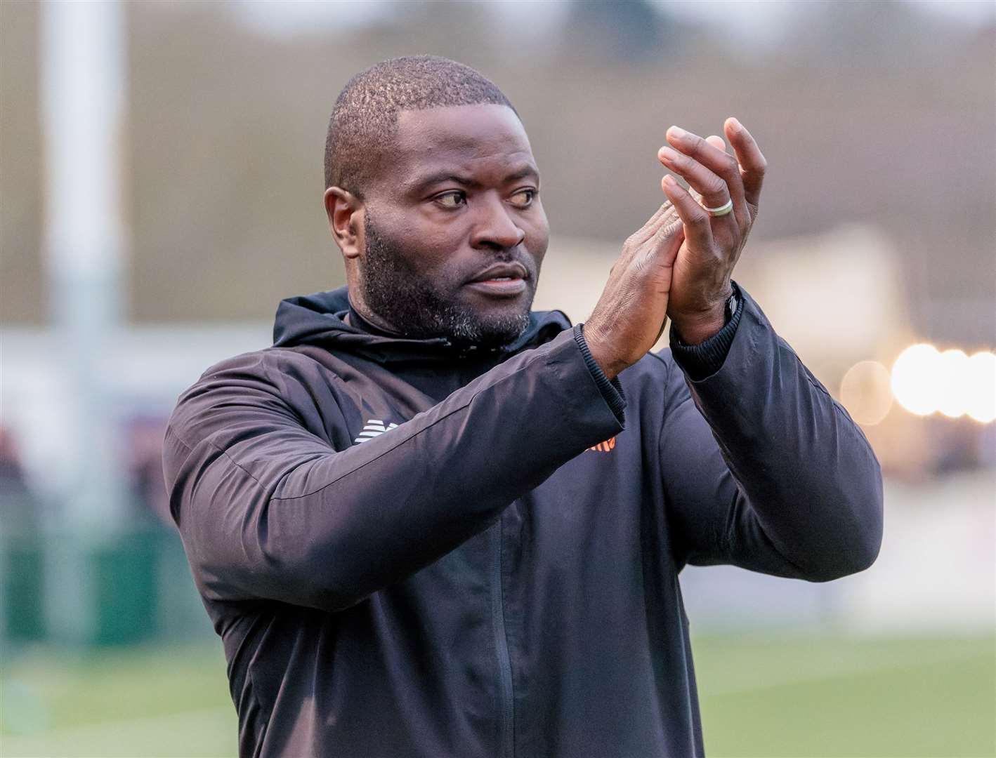 Maidstone United manager George Elokobi. Picture: Helen Cooper