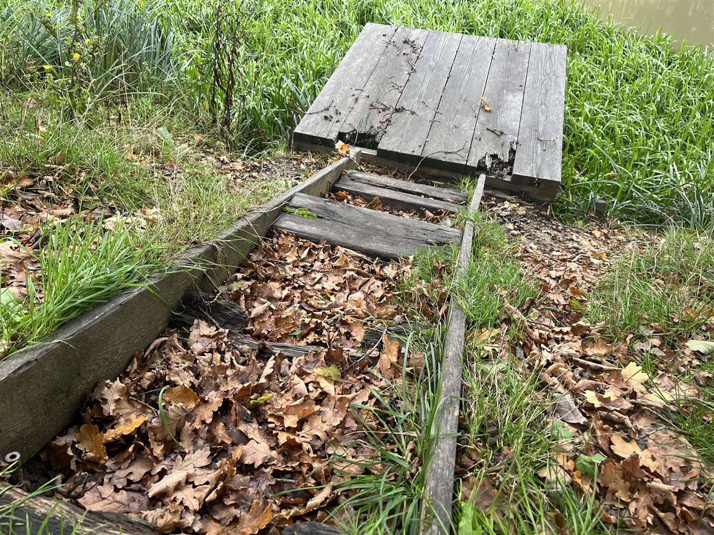 In December, fishers described the moat as an eyesore after it became overgrown