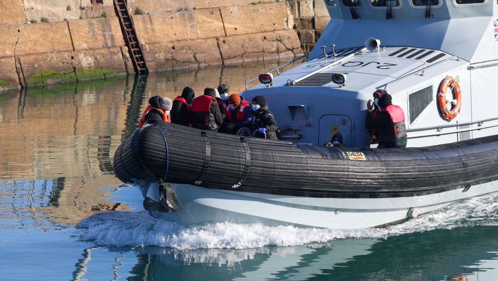 Thousands of asylum seekers have crossed the Channel in the last year. Picture: UKNIP