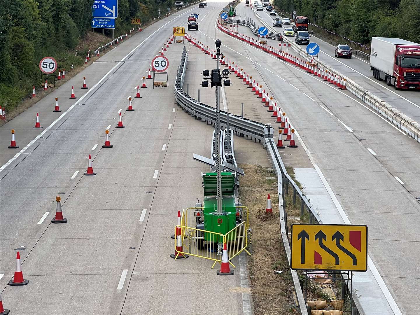 Operation Brock is to return the M20 next week. Picture: Barry Goodwin
