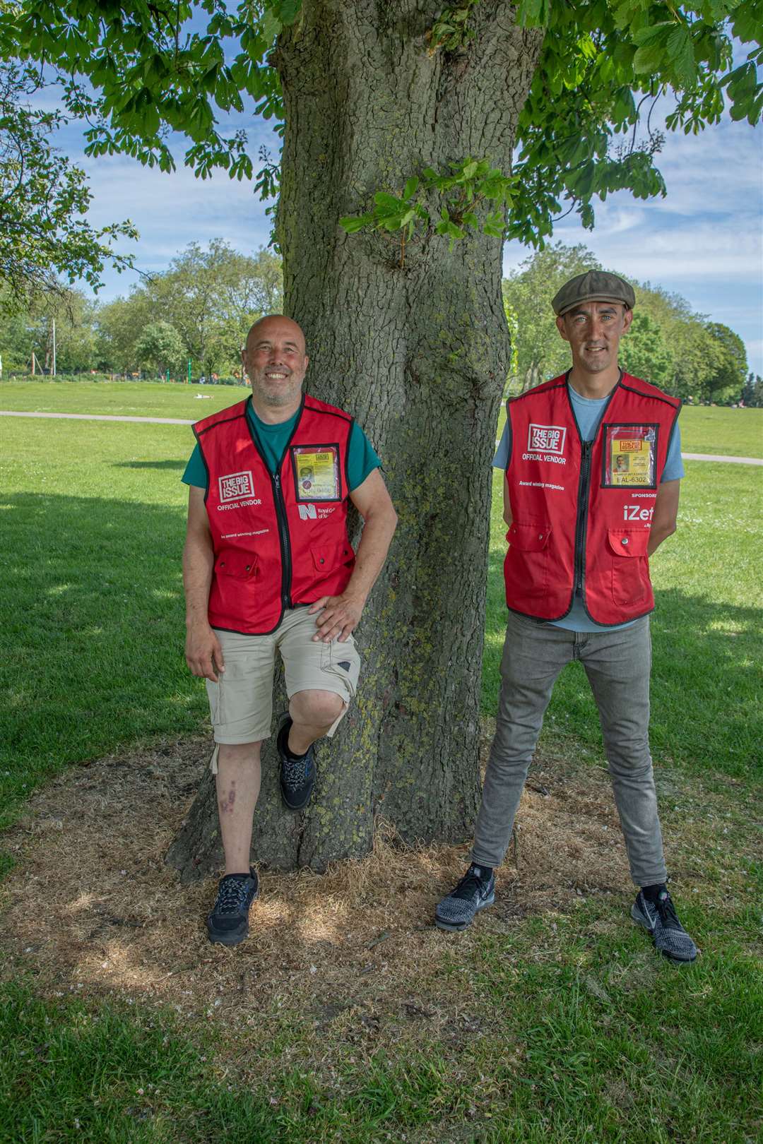 Lee Welham (right) and Andre Rostant have already raised £400 (Dale Brodie Creative Ltd/PA)