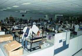 The shop at the Rochester site in 1997 - two years before BAE Systems took over. Picture: BAE Systems