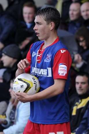 Former Gills player Sam Muggleton playing at Burton Picture: Barry Goodwin