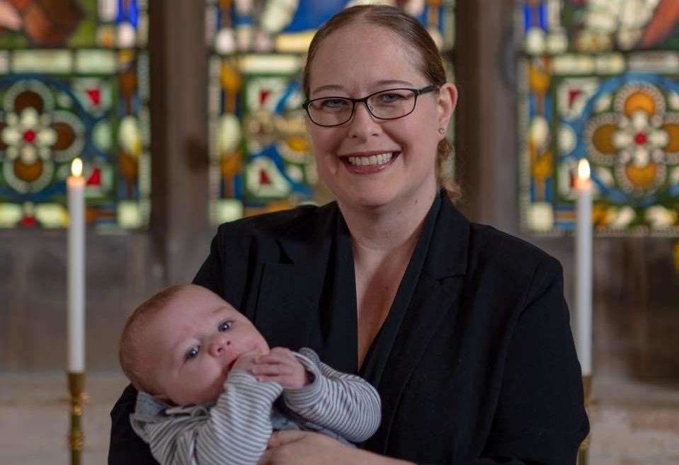 Mandy Garford and her son, Henry