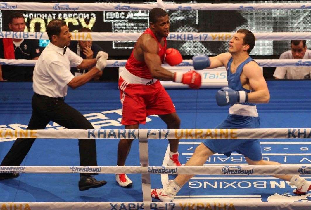 Cheavon Clarke packing a punch in European Championship action