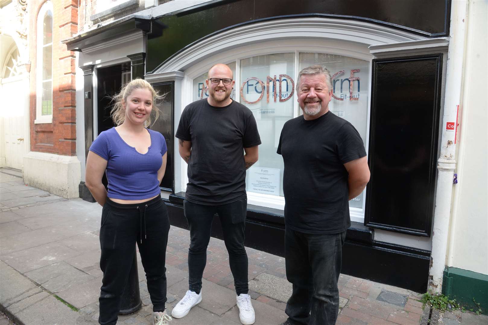 Staff outside Moondance in Rochester High Street