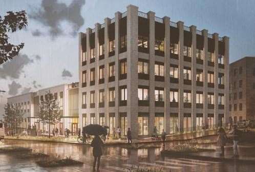 Plans for a new health hub at Ebbsfleet Garden City have been approved. Picture: HTA Design