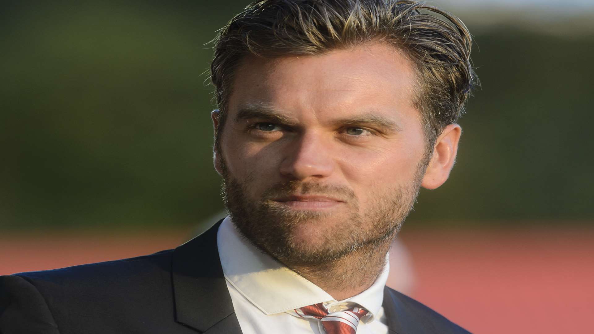 Ebbsfleet United manager Daryl McMahon Picture: Andy Payton