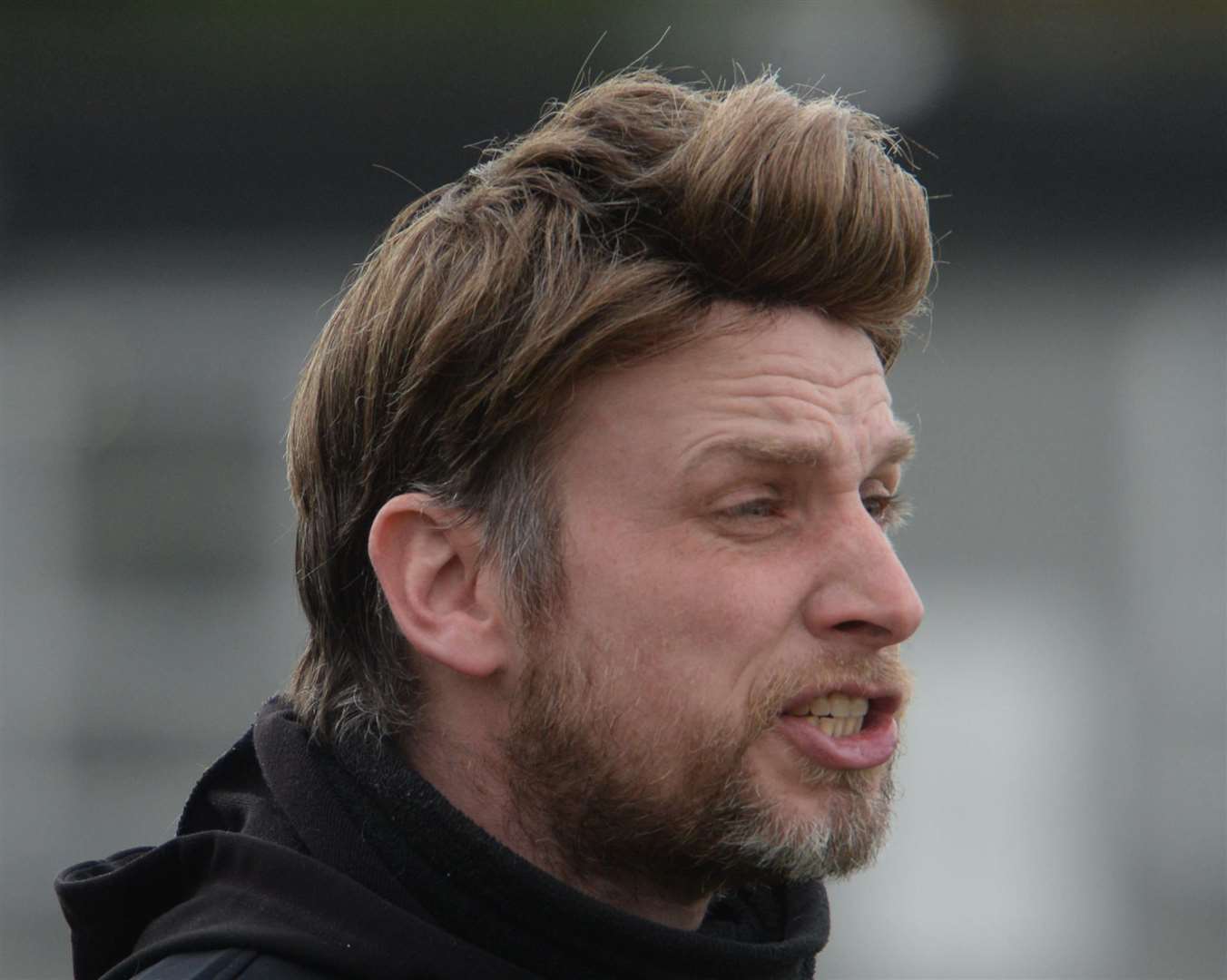 Faversham manager James Collins. Picture: Chris Davey