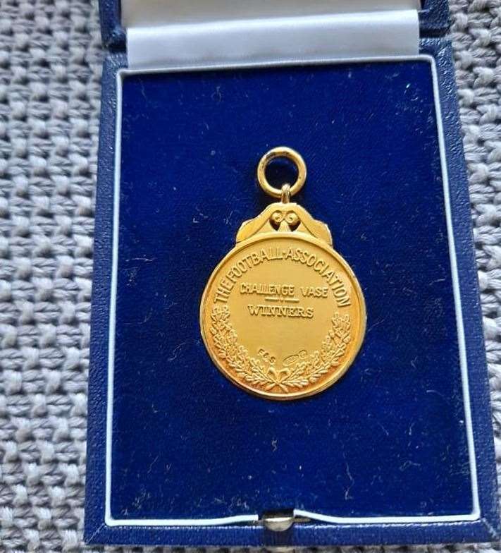 The FA Vase winners medal that was stolen