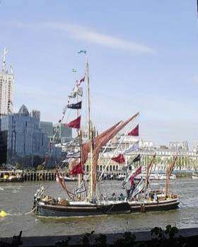 The Edith May on the Thames