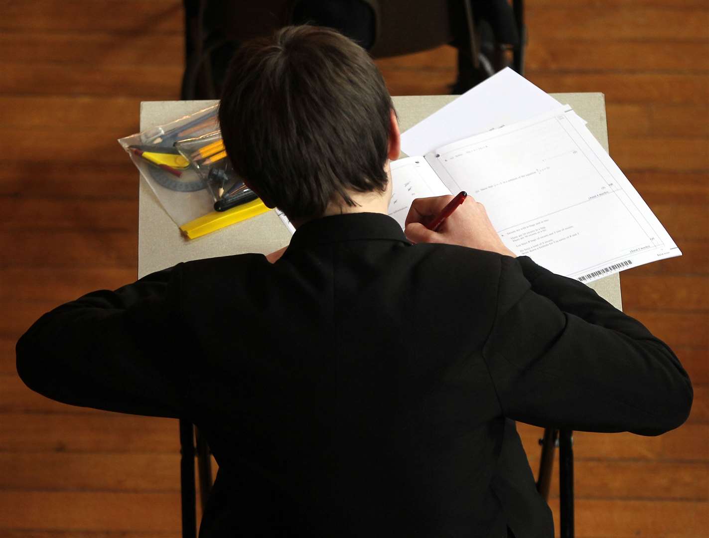 Pupils were not in school for lessons or exams for long periods during the pandemic. Stock image