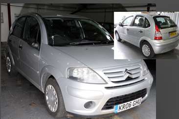 Murder suspect Ali Qazimaj's Citroen C3, last seen in Dover.