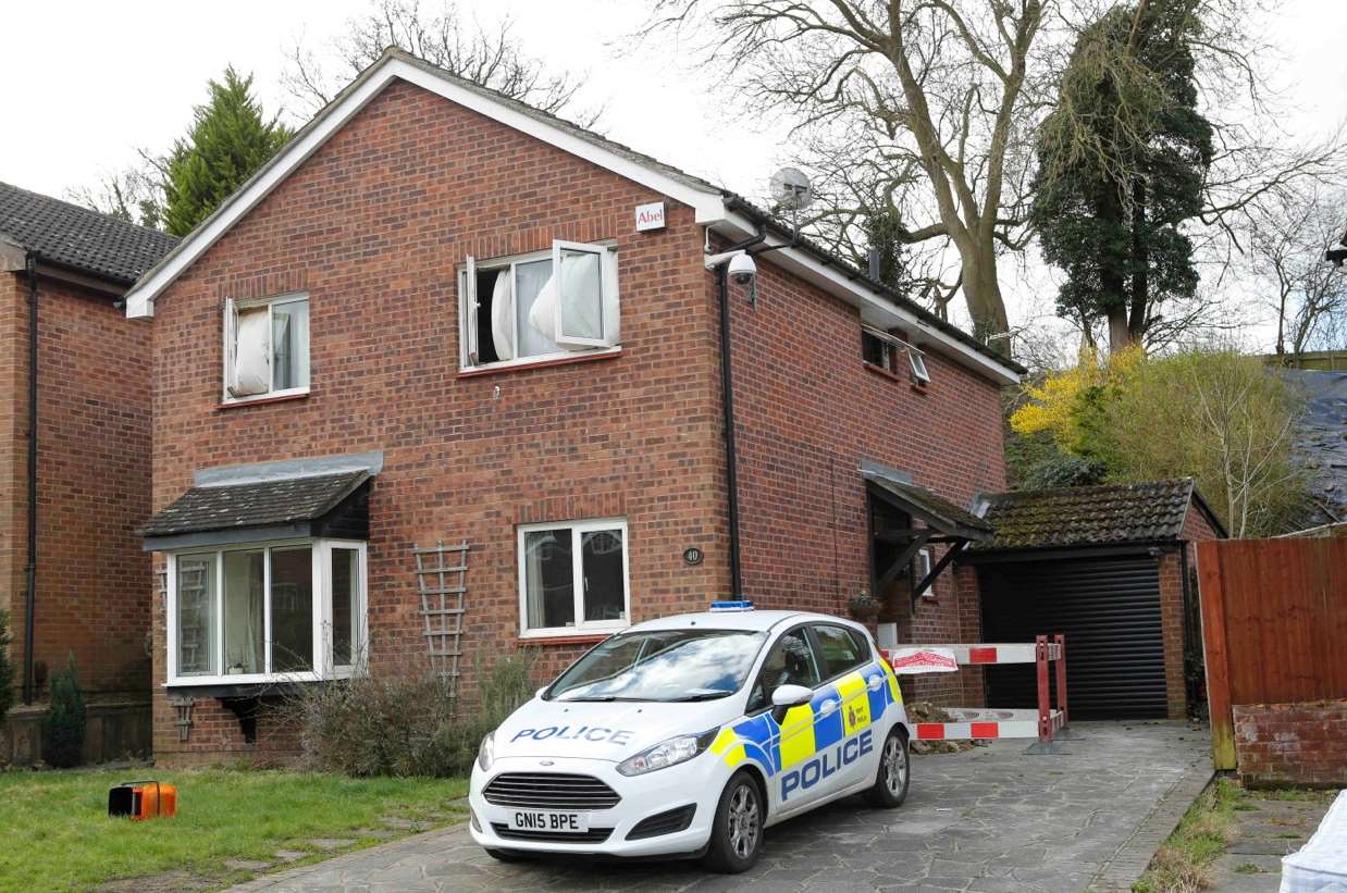 The house where the fire took place. Picture: Matthew Walker