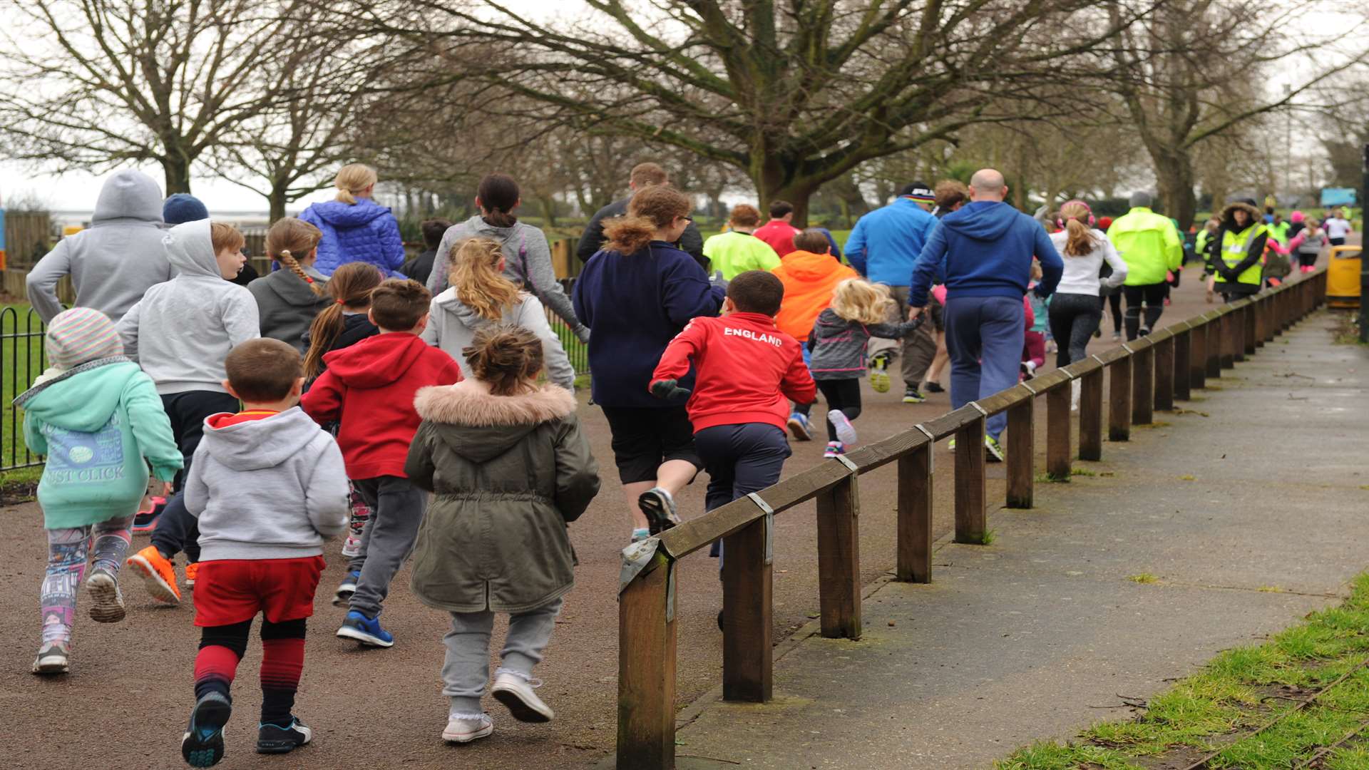 Junior Parkrun at the Strand