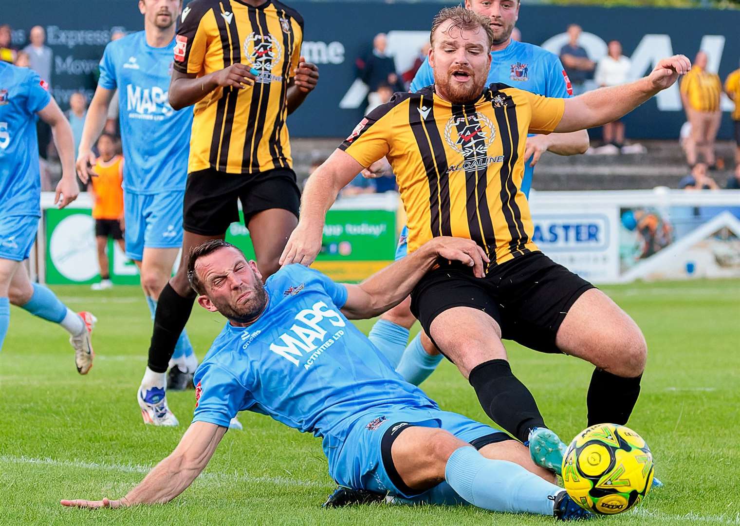 Sam Blackman - has returned to Folkestone after a one-month loan with Hythe. Picture: Helen Cooper