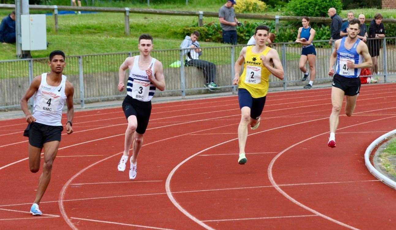 Jordan in his stride on the track. Picture: Jordan Chambers (58318545)