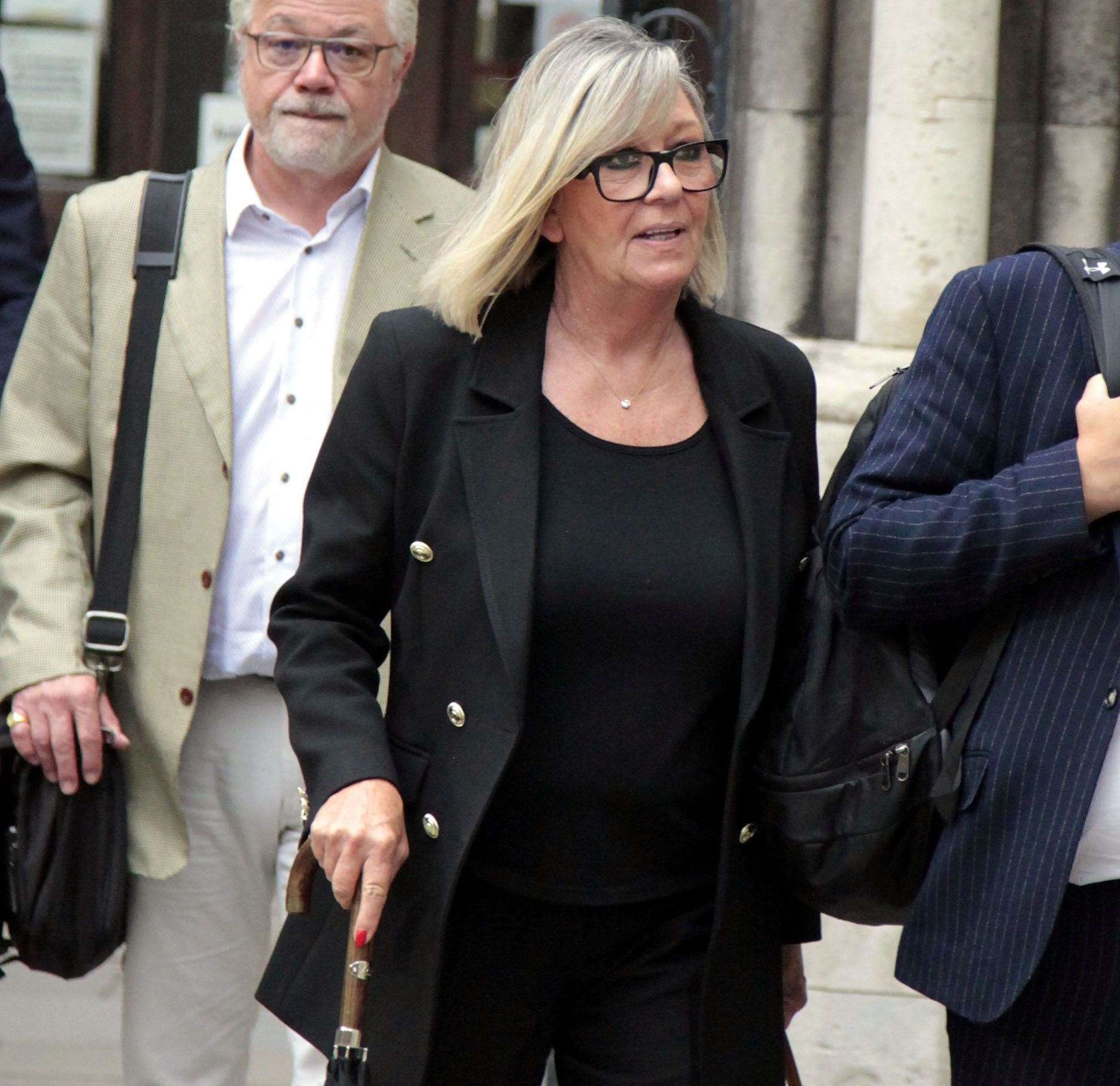 Liana Fox, from Ashford, outside Central London County Court. Picture: Champion News Service Ltd