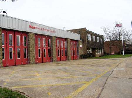 Firefighter Chris Peacock collapsed in the gym at Thames-side station