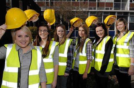 Fundraising sixth formers at the Archbishops School in Canterbury