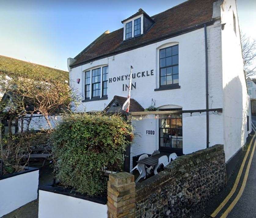 The Honeysuckle Inn, Ramsgate, was struck by an HGV. Picture: Google Street View