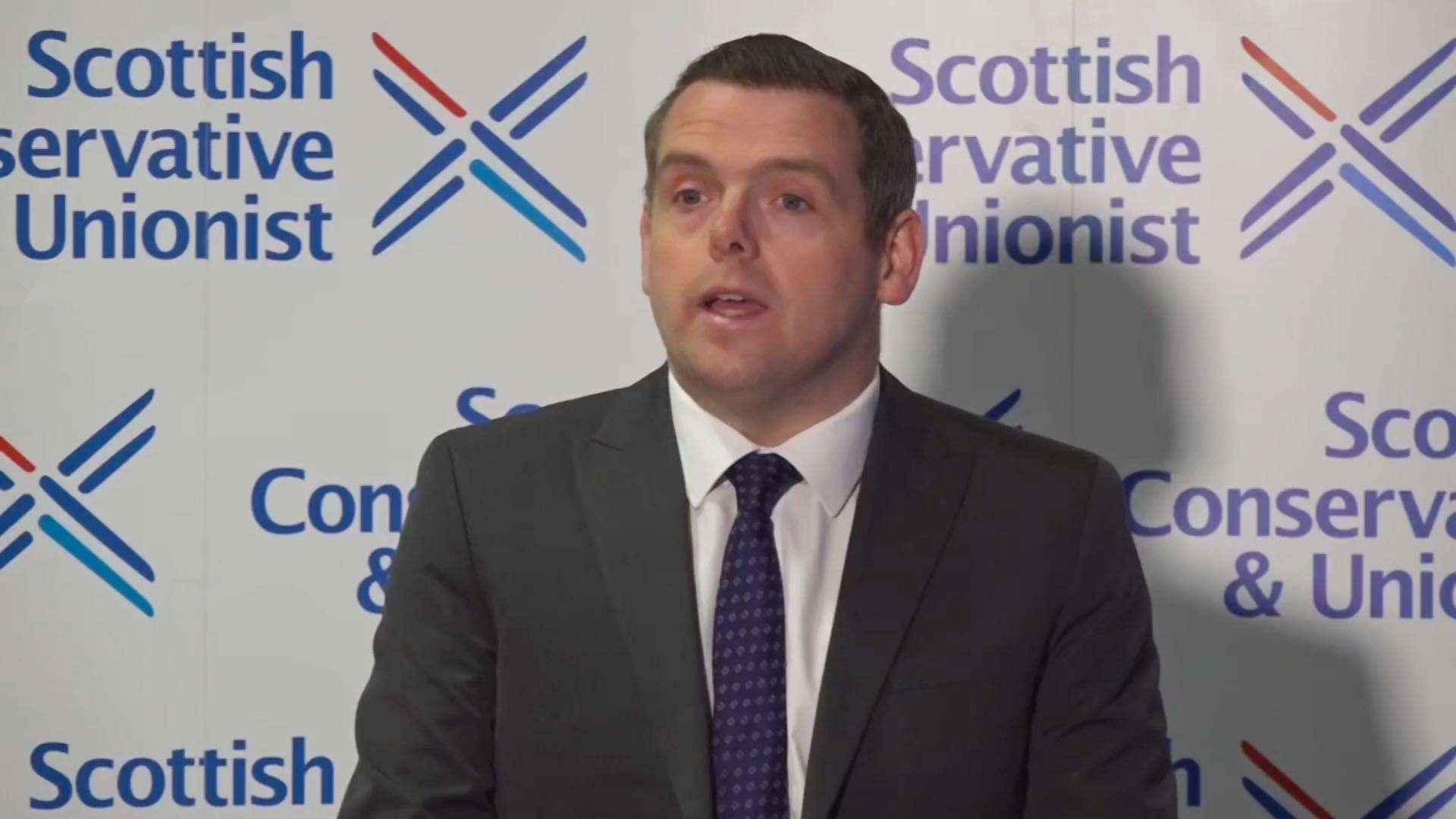 Douglas Ross has announced he will be standing in the election on July 4 (PA)