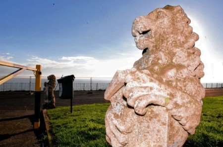 One of the Pugin lions