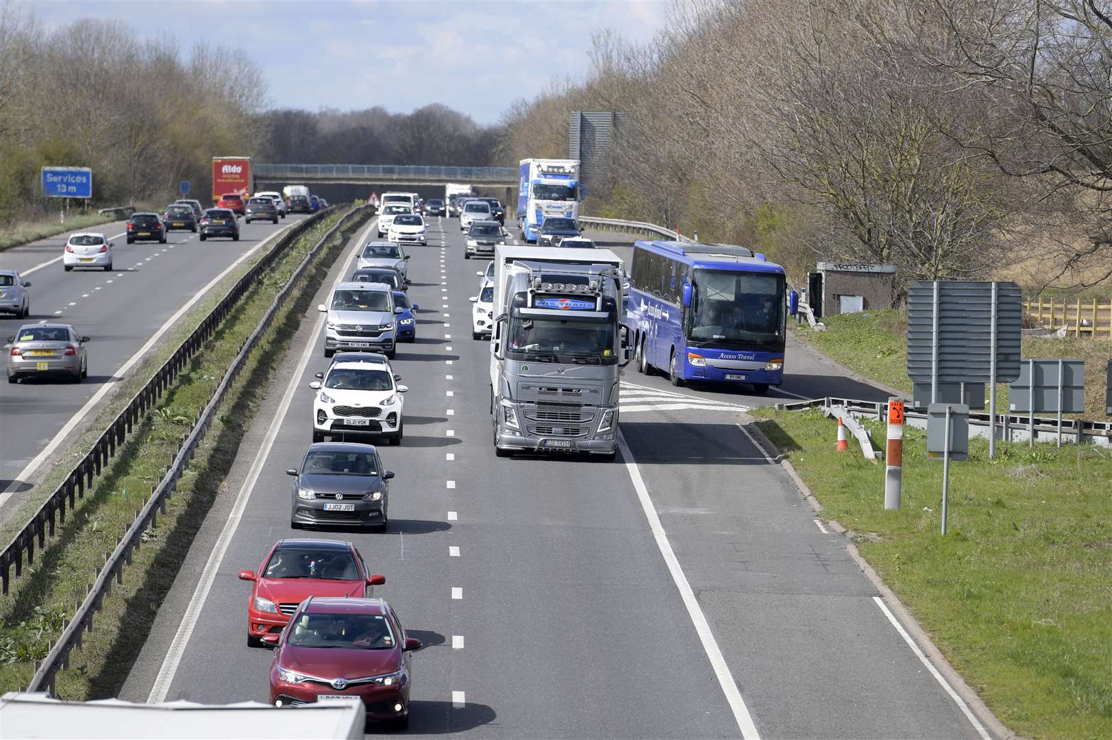 The full closure of the M2 will not take place this weekend
