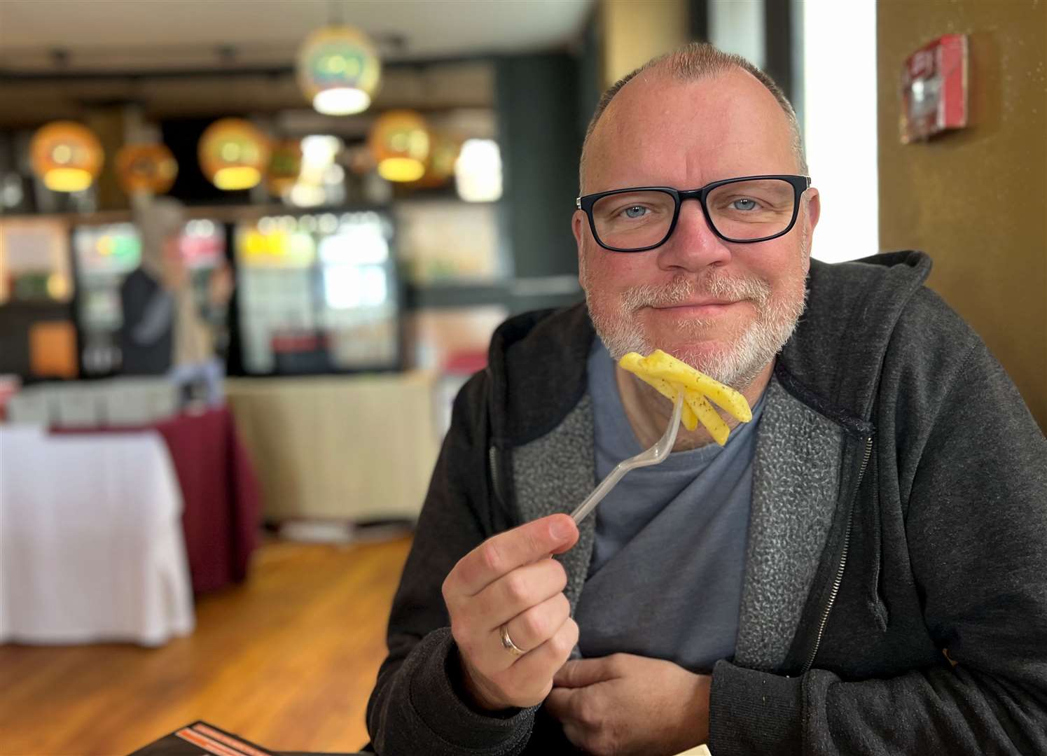 Your reviewer gets outside some oregano chips