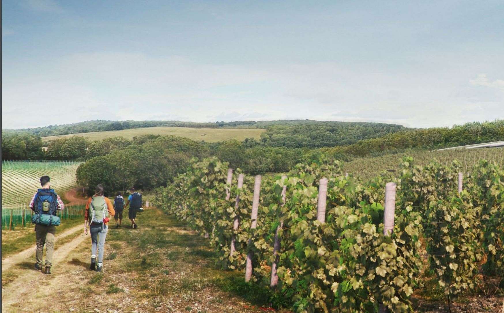 Vineyard Farms Ltd want to invest £30 million into the scheme. Picture: Vineyard Farms Ltd/ Foster + Partners
