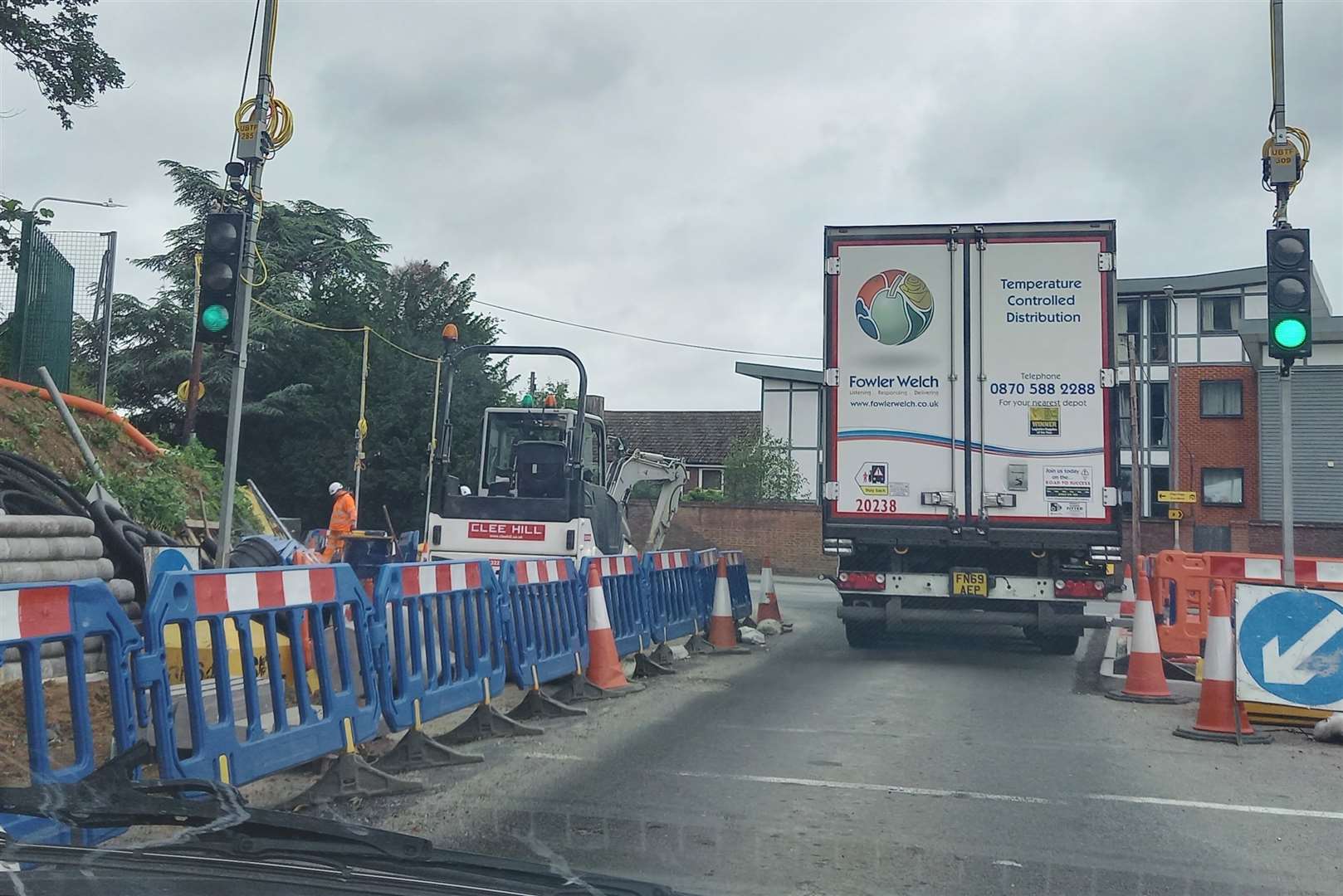 Drivers exiting the A251 are not allowed to turn right