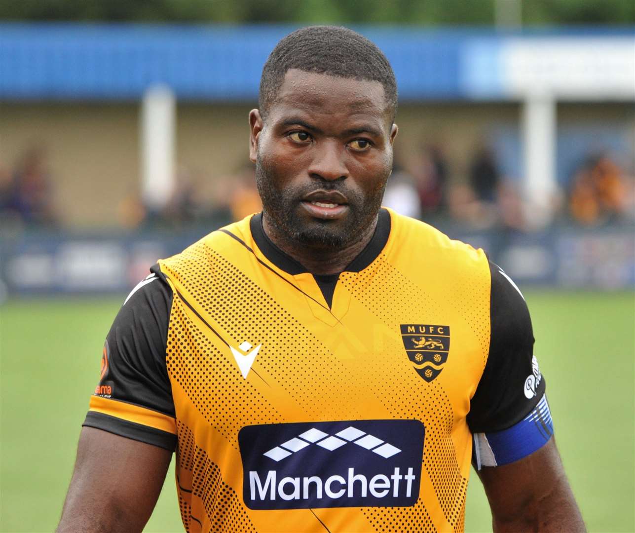 Maidstone United captain George Elokobi Picture: Steve Terrell