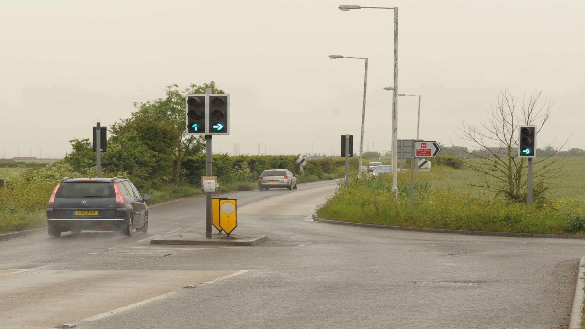 Barton Hill Drive's junction with Lower Road, Minster