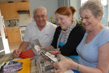 Pam and Patrick Lelliott with granddaughter Kirsty