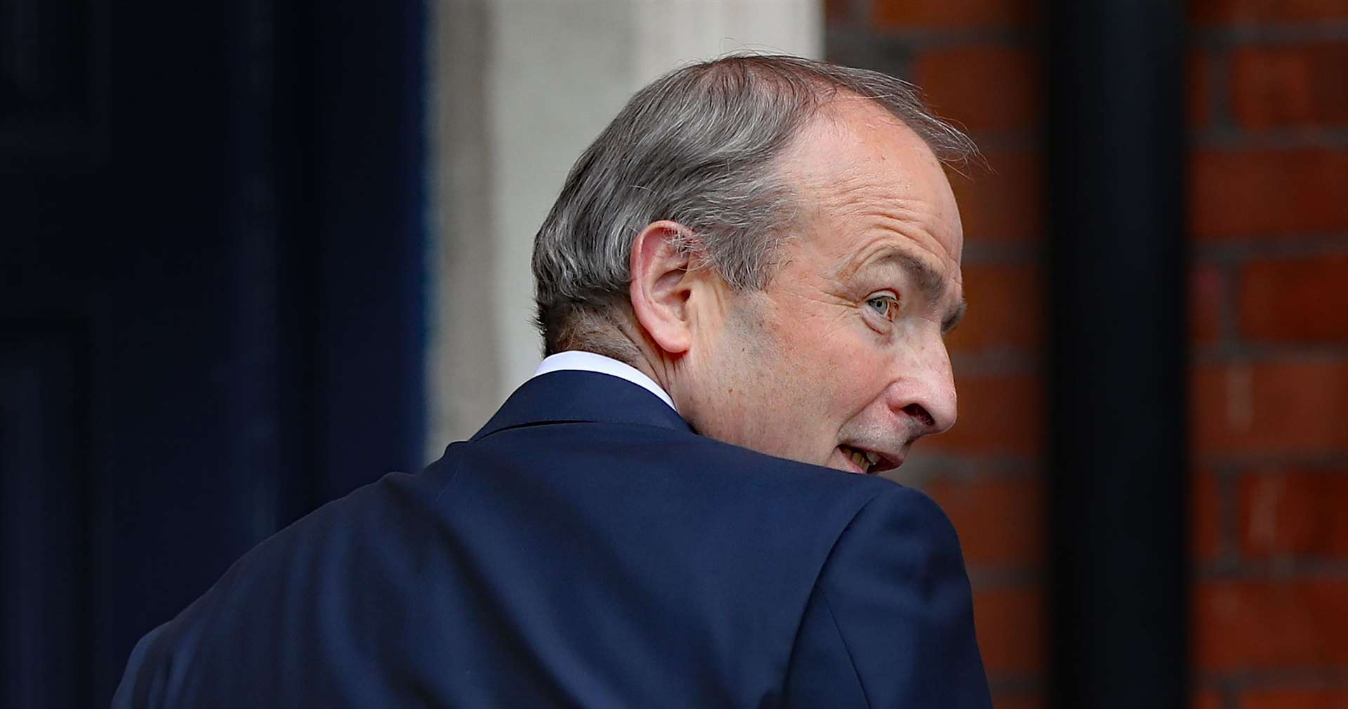 Taoiseach Micheal Martin at Dublin Castle (Niall Carson/PA)