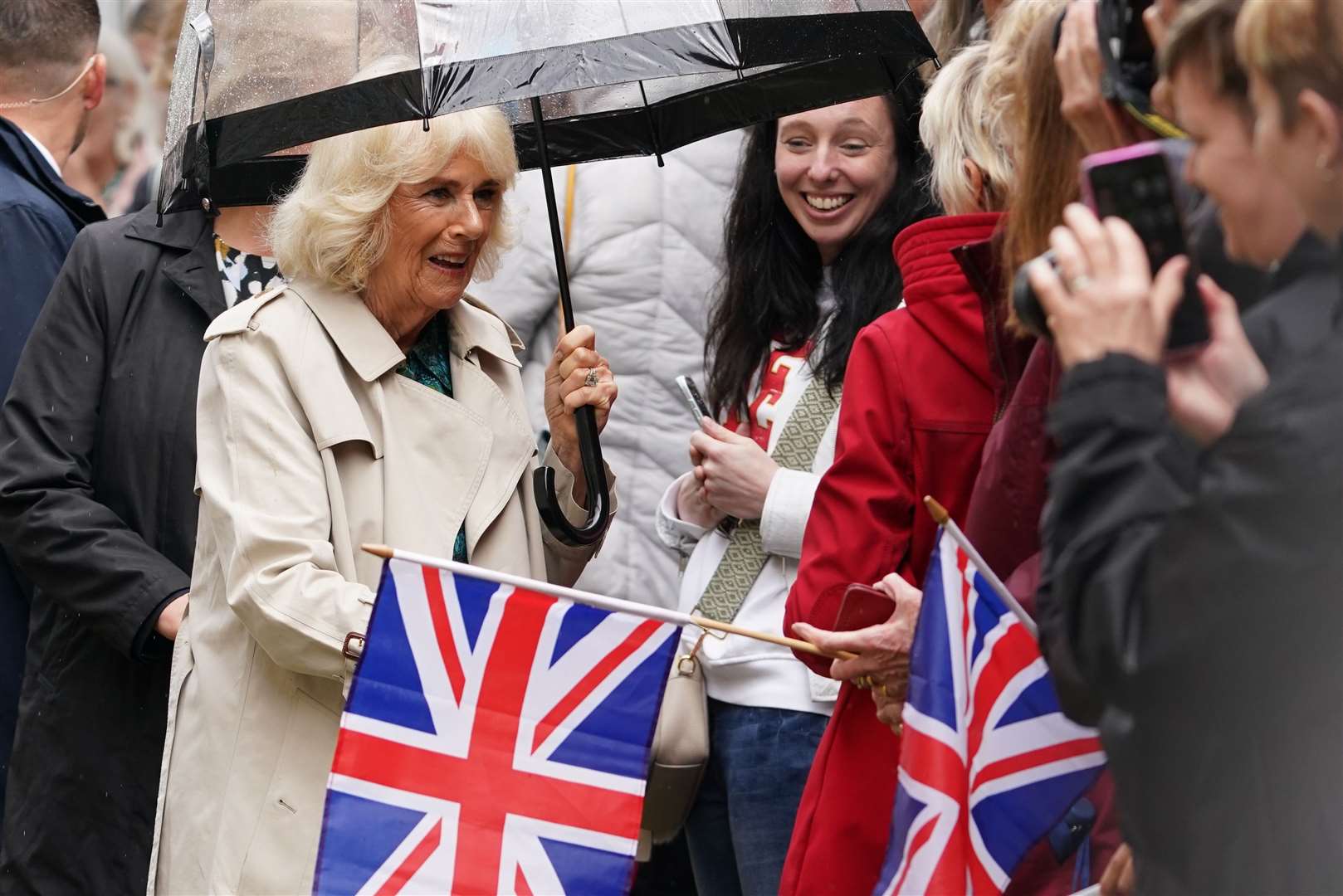 The Queen arrives at Lamb House (Gareth Fuller/PA)