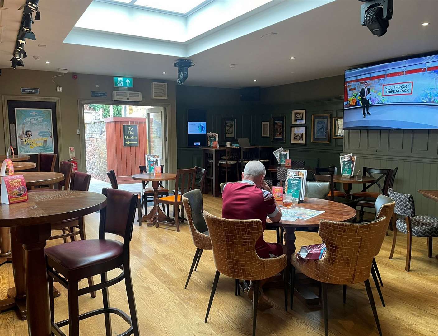 Inside the newly revamped Vineyard pub in Sittingbourne. Picture: Joe Crossley