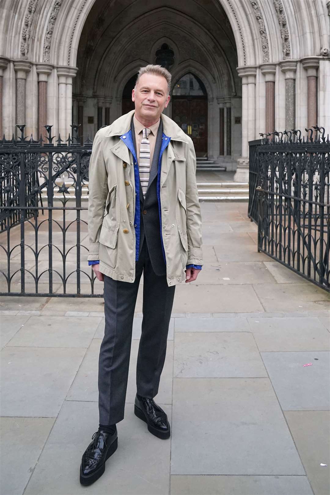 Chris Packham at the Royal Courts of Justice in London (Jonathan Brady/PA)