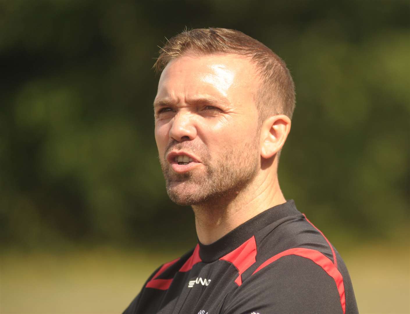 Sittingbourne manager Darren Blackburn Picture: Steve Crispe