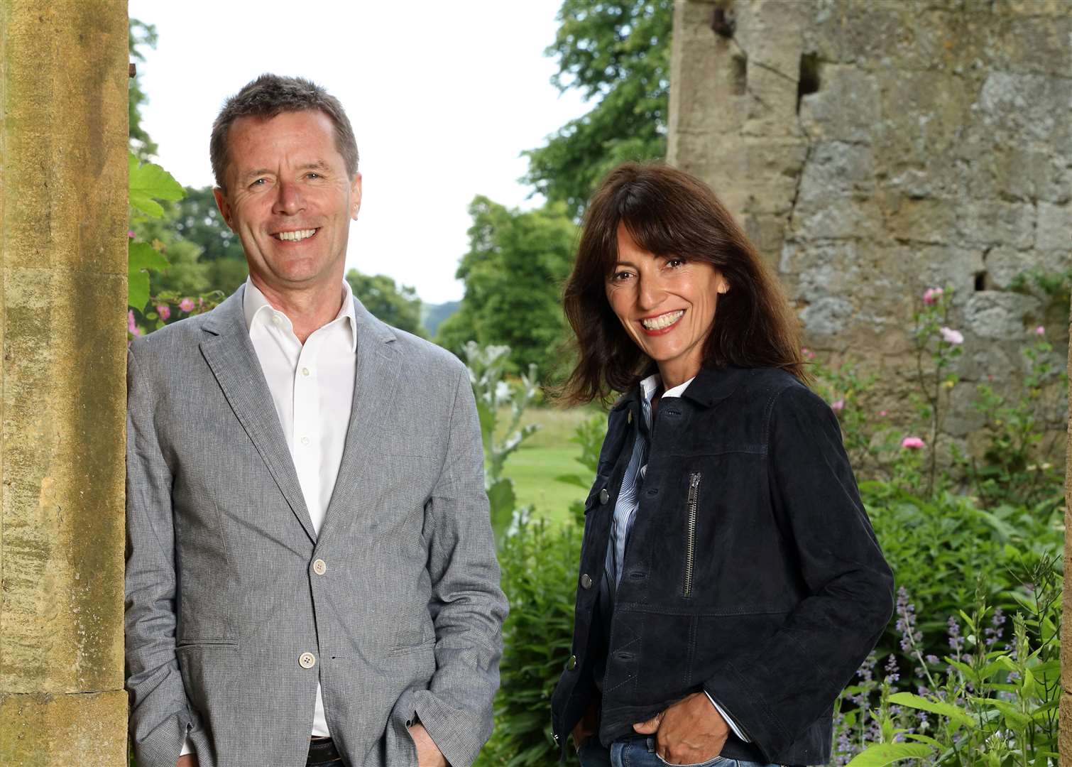 Hosts Nicky Campbell and Davina McCall