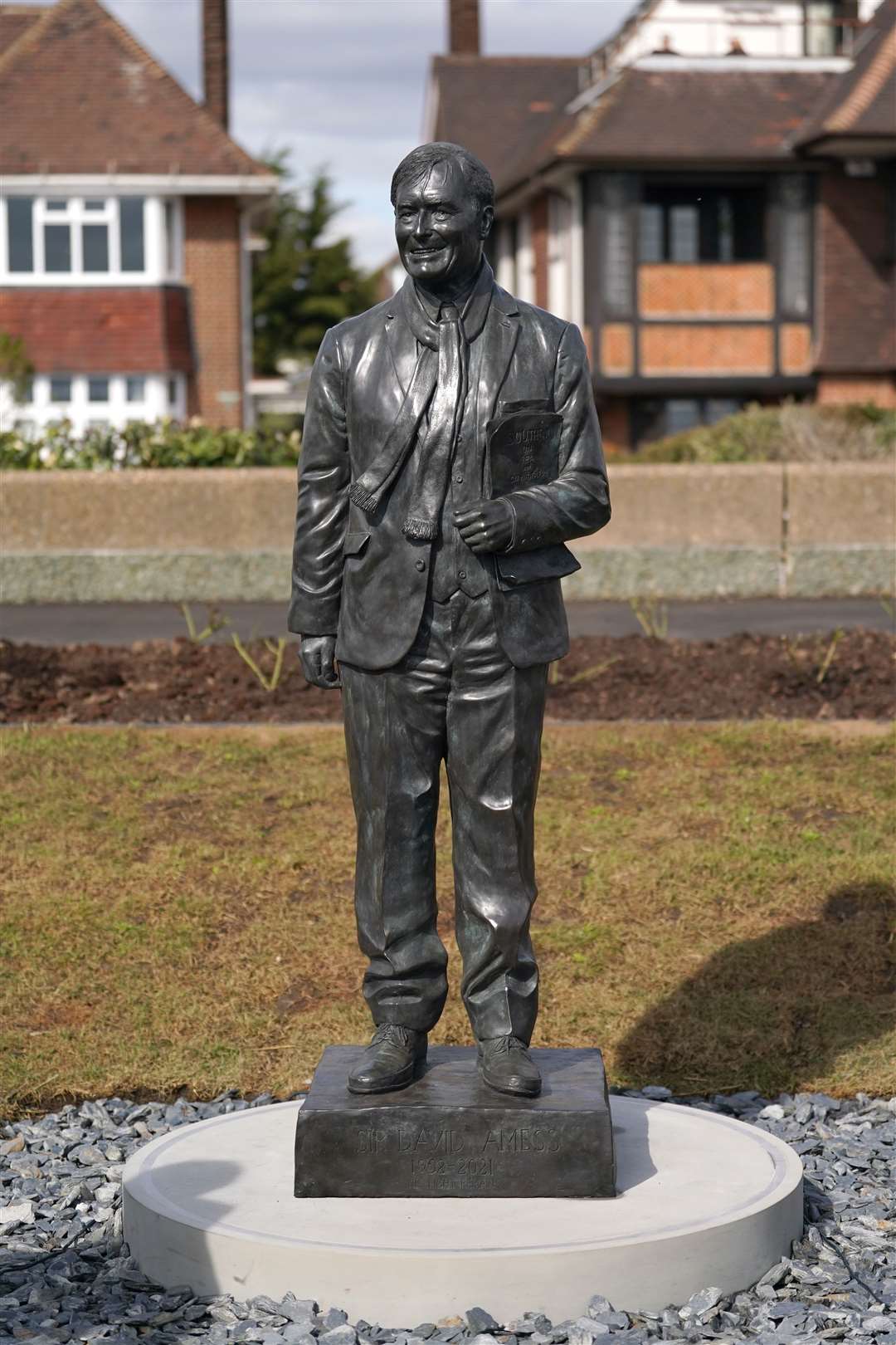 Statue Of Sir David Amess Unveiled On Southend Seafront