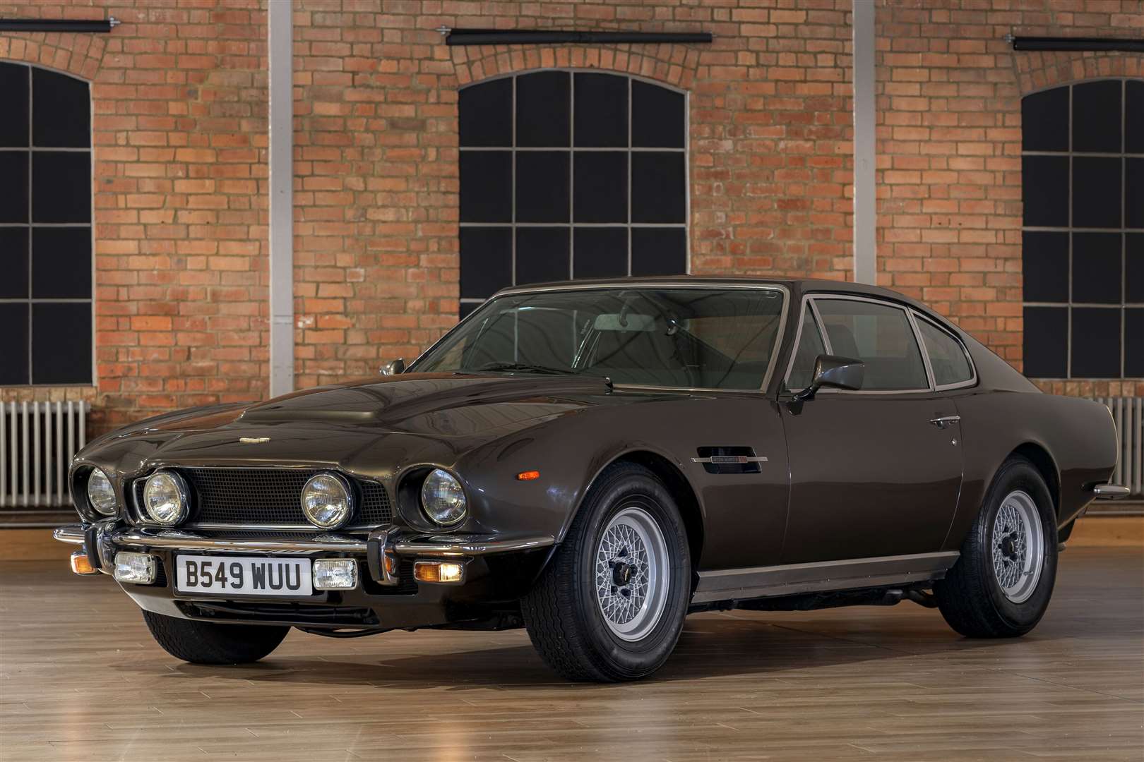 A second Aston Martin V8, also from No Time To Die, was sold for £630,000 (Max Earey/ Christie’s Images/PA)