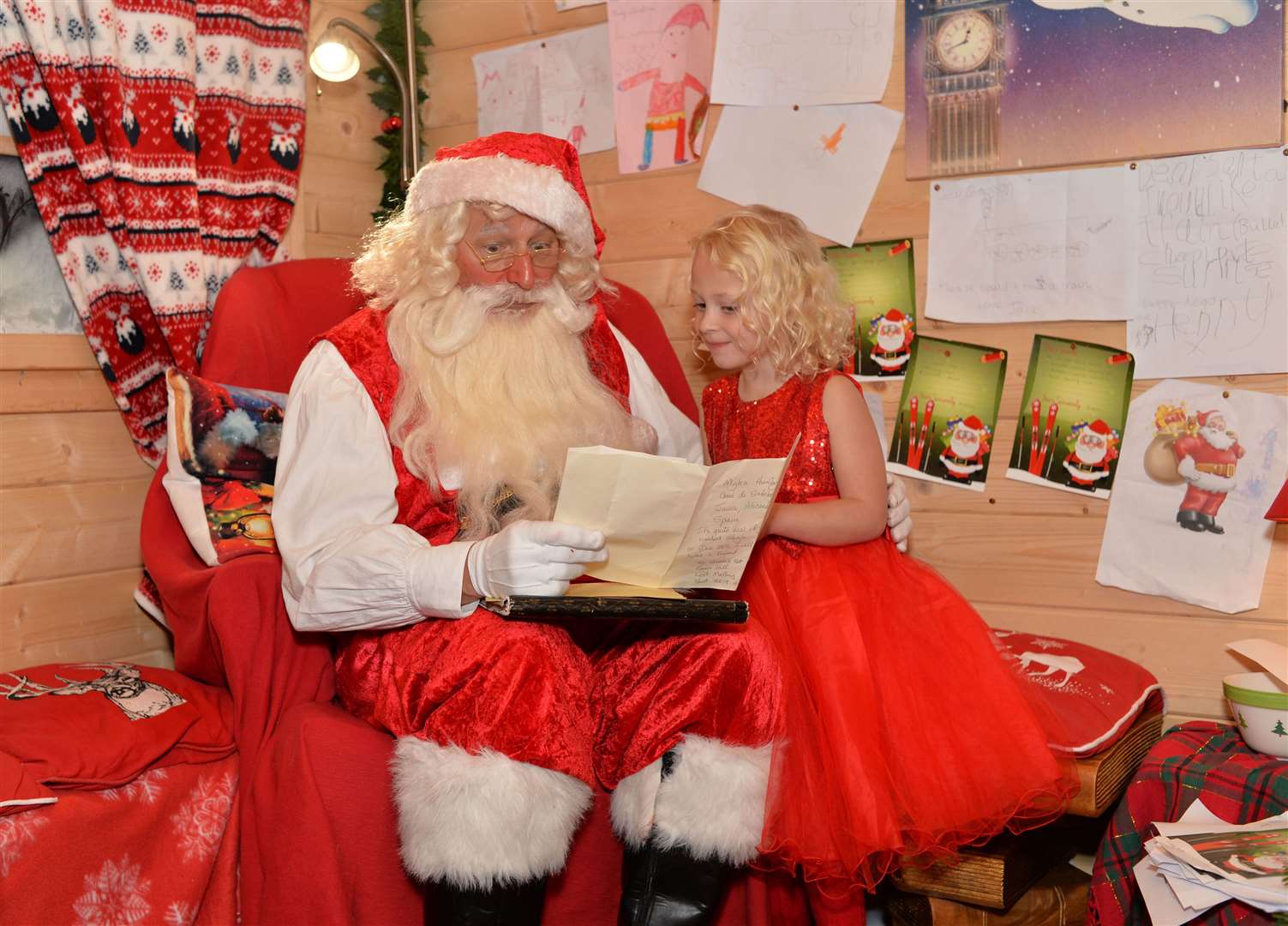 Father Christmas is scheduled to come to Tunbridge Wells