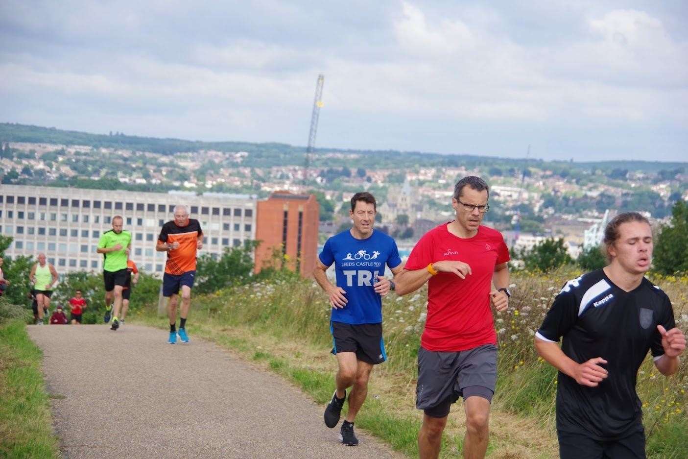 Parkrun returns to Great Lines in Chatham. Picture: Parkrun