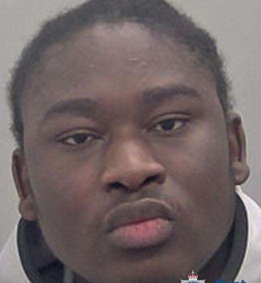 Odyssius Ojo was jailed after being found to be connected to a county lines drug gang. Picture: Kent Police