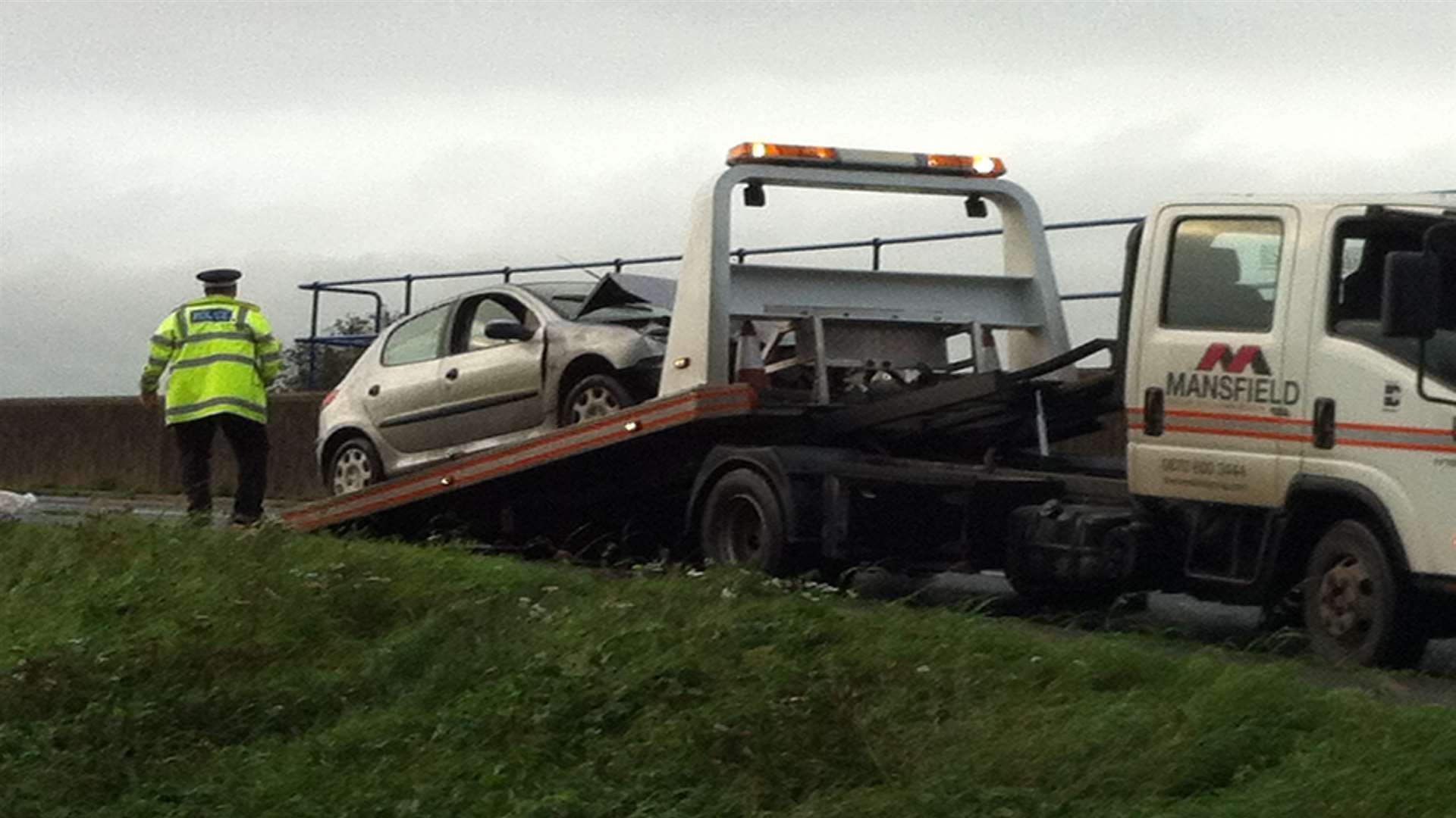 A collision on the junction of The Leas and The Broadway