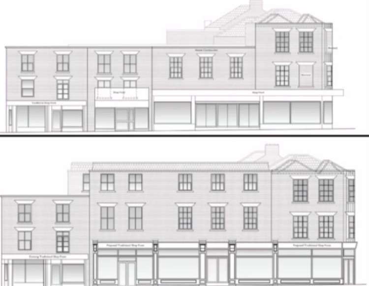 The Original Factory Shop in Deal will be broken up into five separate units. Picture: Dover District Council planning portal