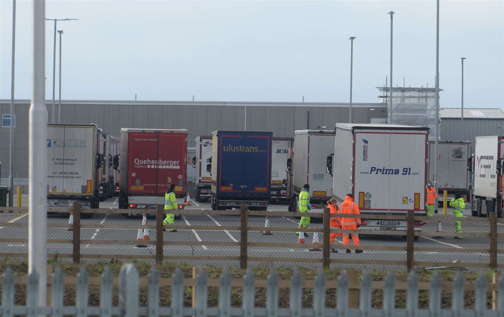 The Sevington Inland Border Facility has been open for almost a year. Picture: Chris Davey